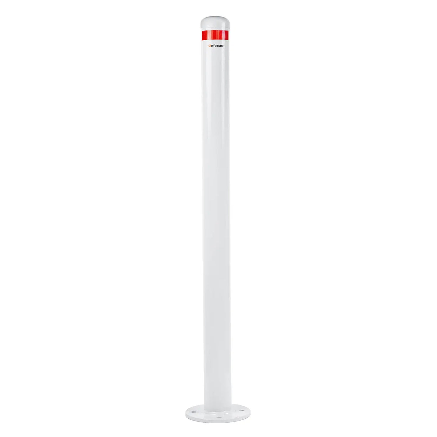 Bollard Surface Mounted 63mm White