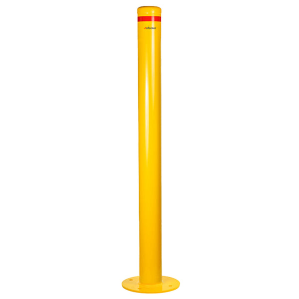 Surface Mounted Bollard 114mm Yellow