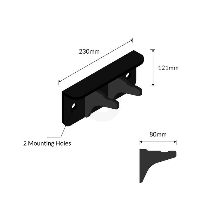 Bollard 140mm Hanger
