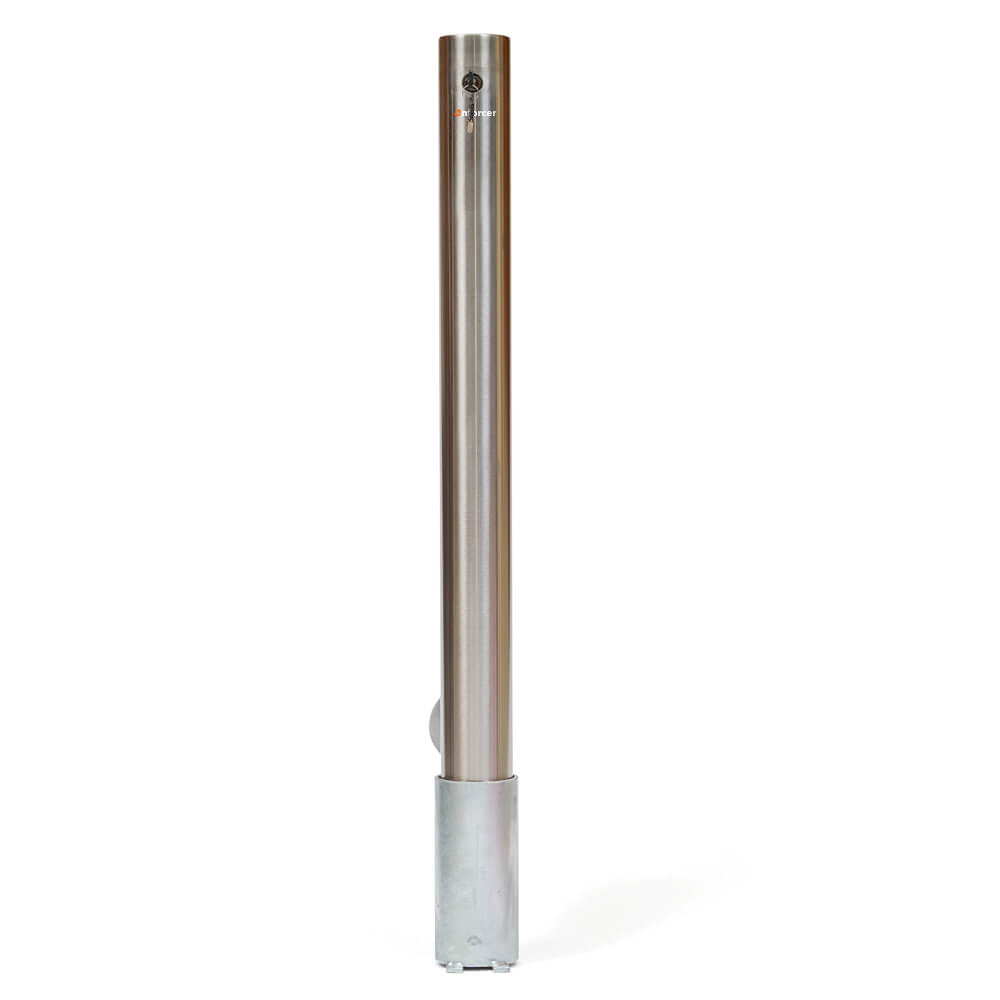 Bollard 90mm In-Ground Removable Keylock Stainless Steel 316