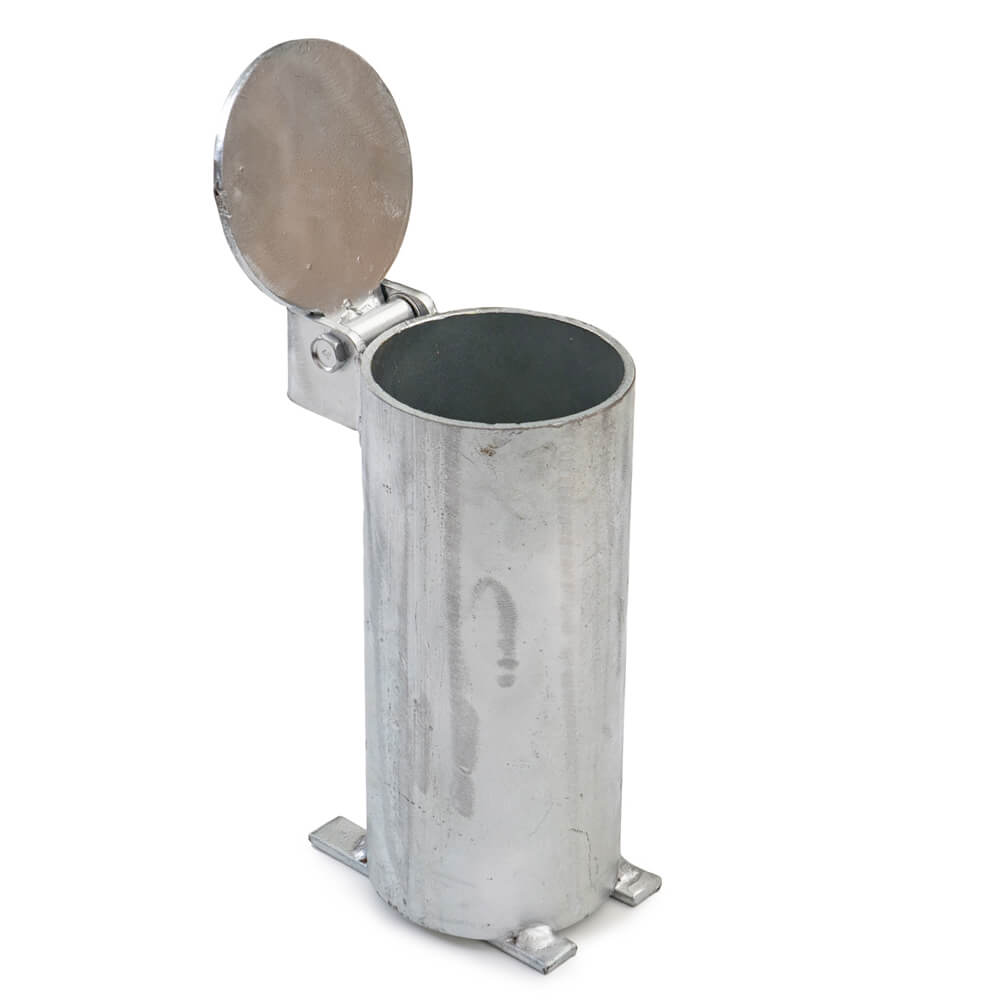 Bollard 90mm In-Ground Removable Keylock Stainless Steel 316