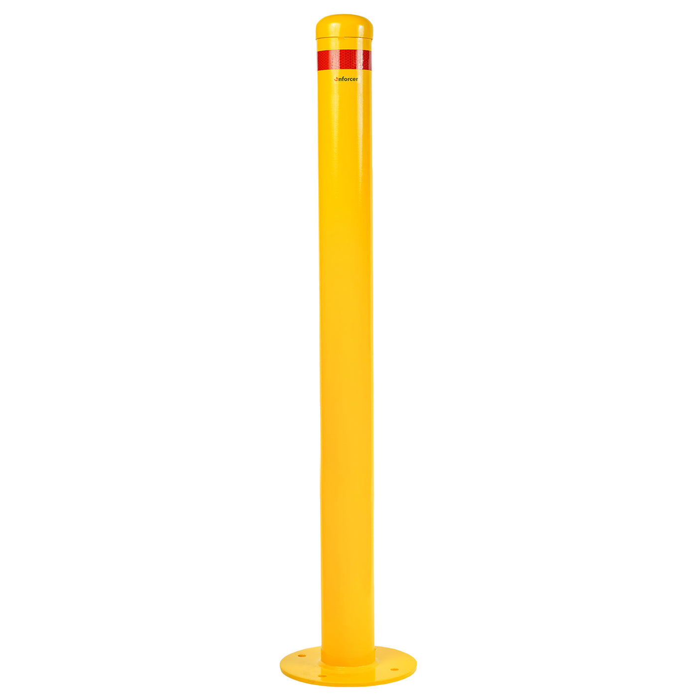 Surface Mounted Bollard 90mm Yellow 1200mm High