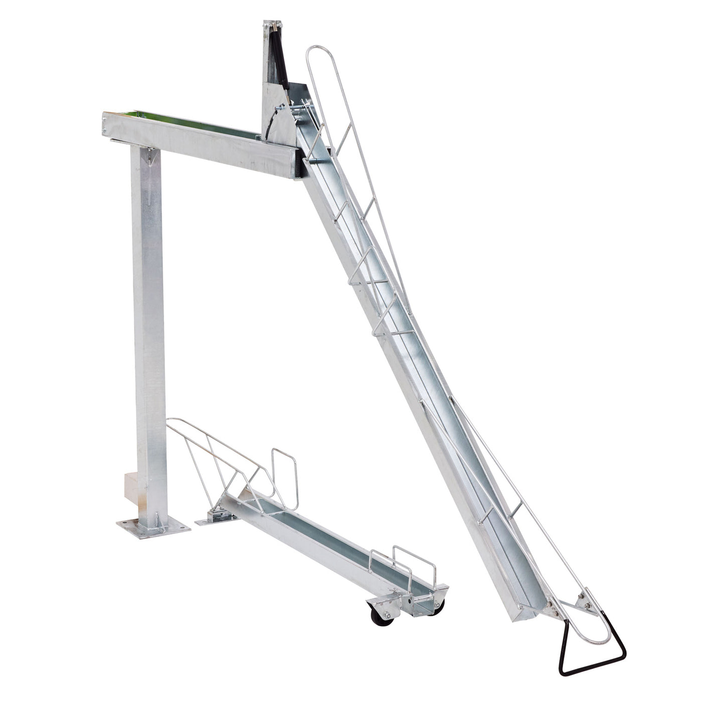 Bike Rack Double Tier Height with Ramp for  Bikes