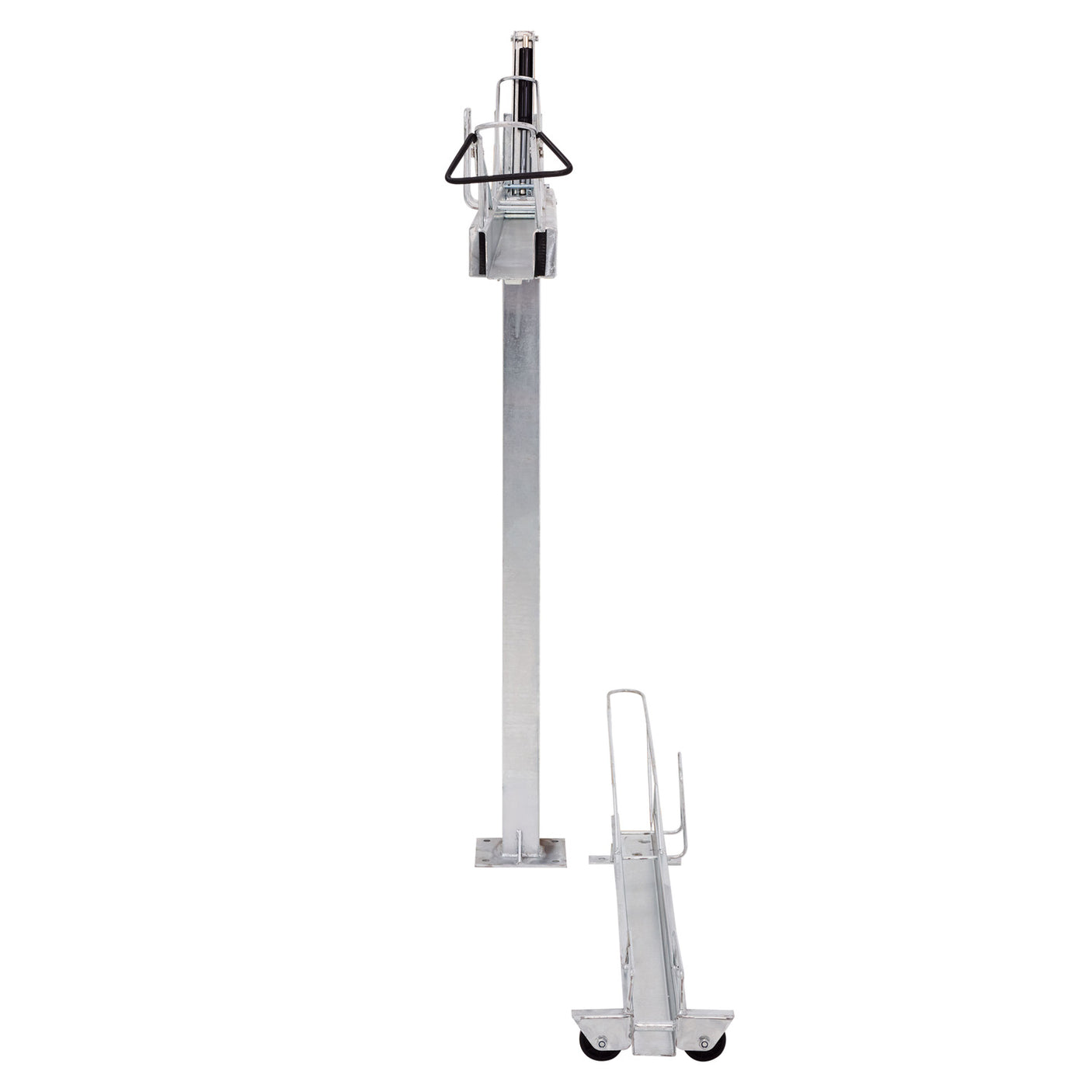 Bike Rack Double Tier Height with Ramp for  Bikes