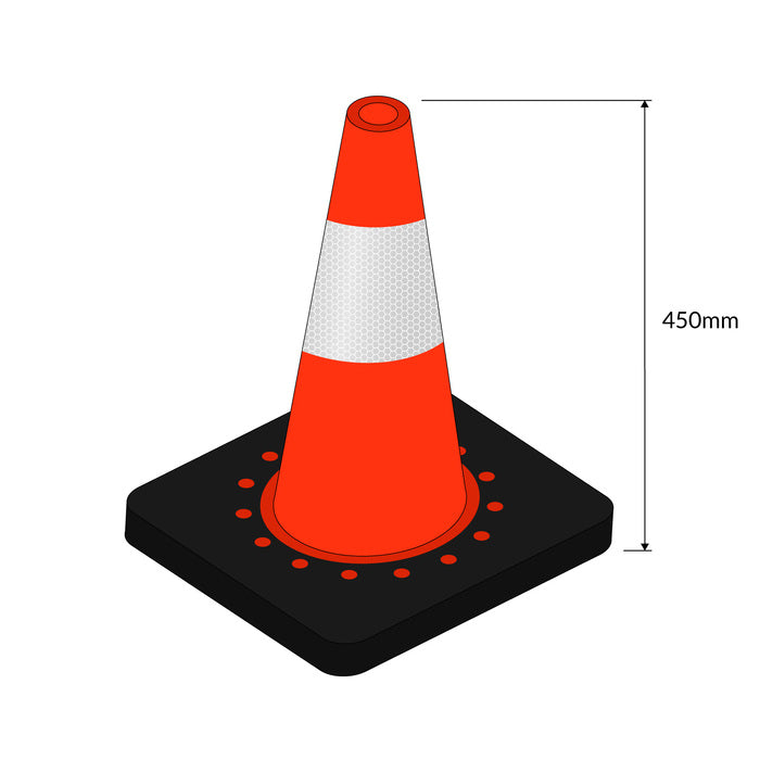 Reflective Traffic Cone 450mm