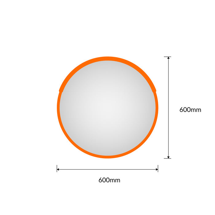 Convex Mirror Orange - 600mm