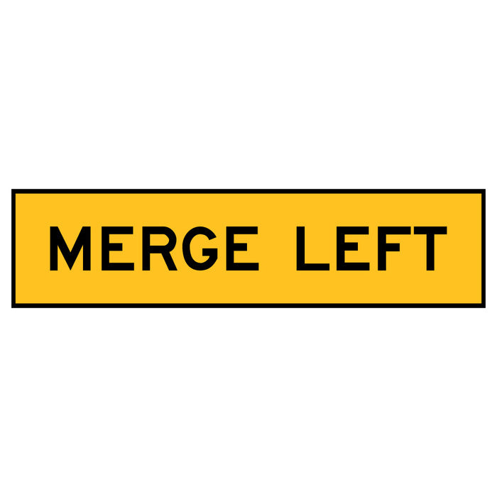 Merge Left Sign 1200x300 (Corflute )