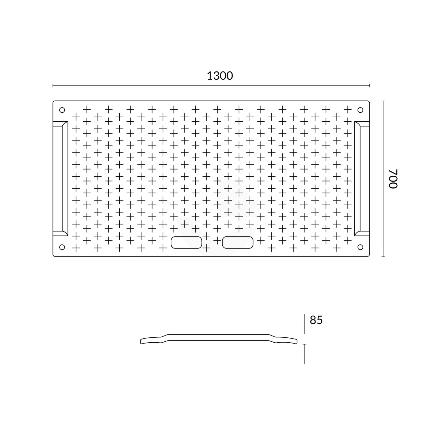 Portable Kerb Ramp - 1300mm Yellow