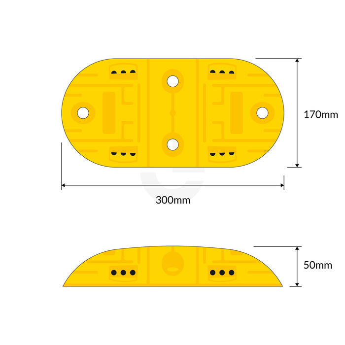 Rumble Bar Plastic - Yellow