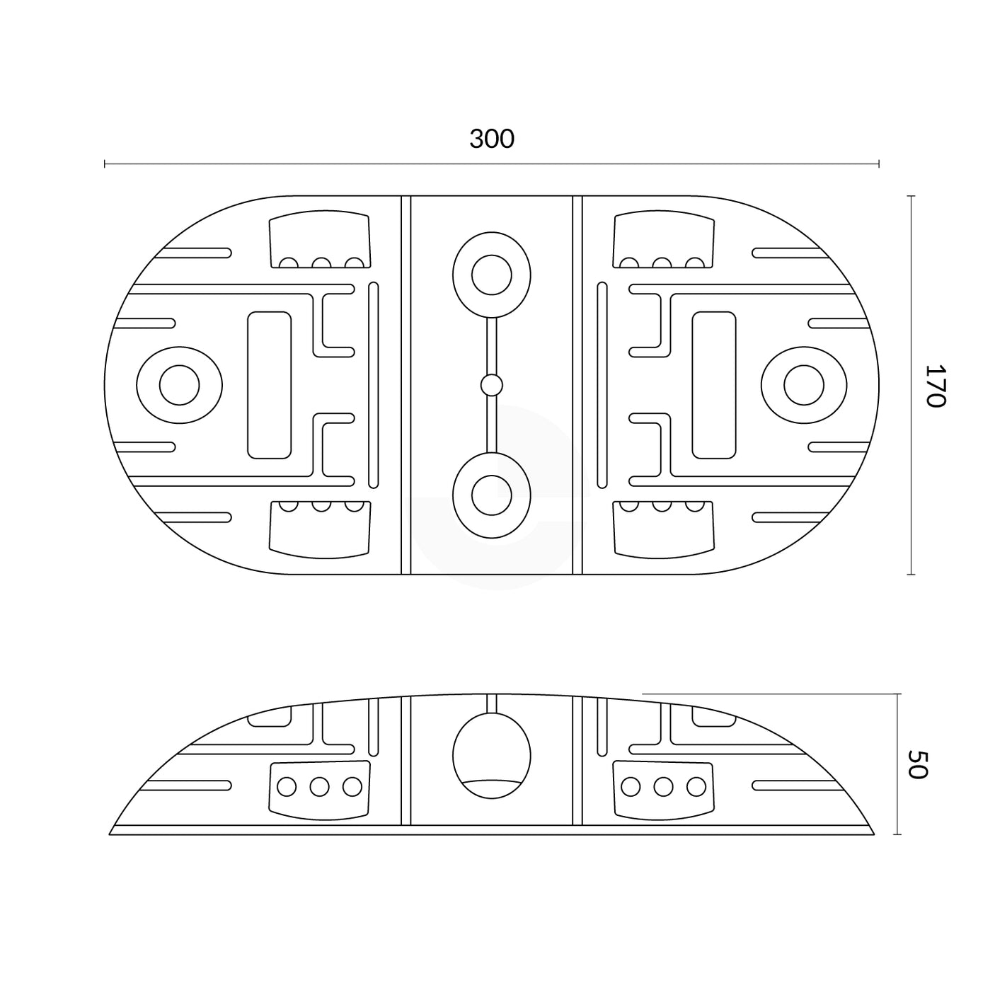 Rumble Bar Plastic - Yellow