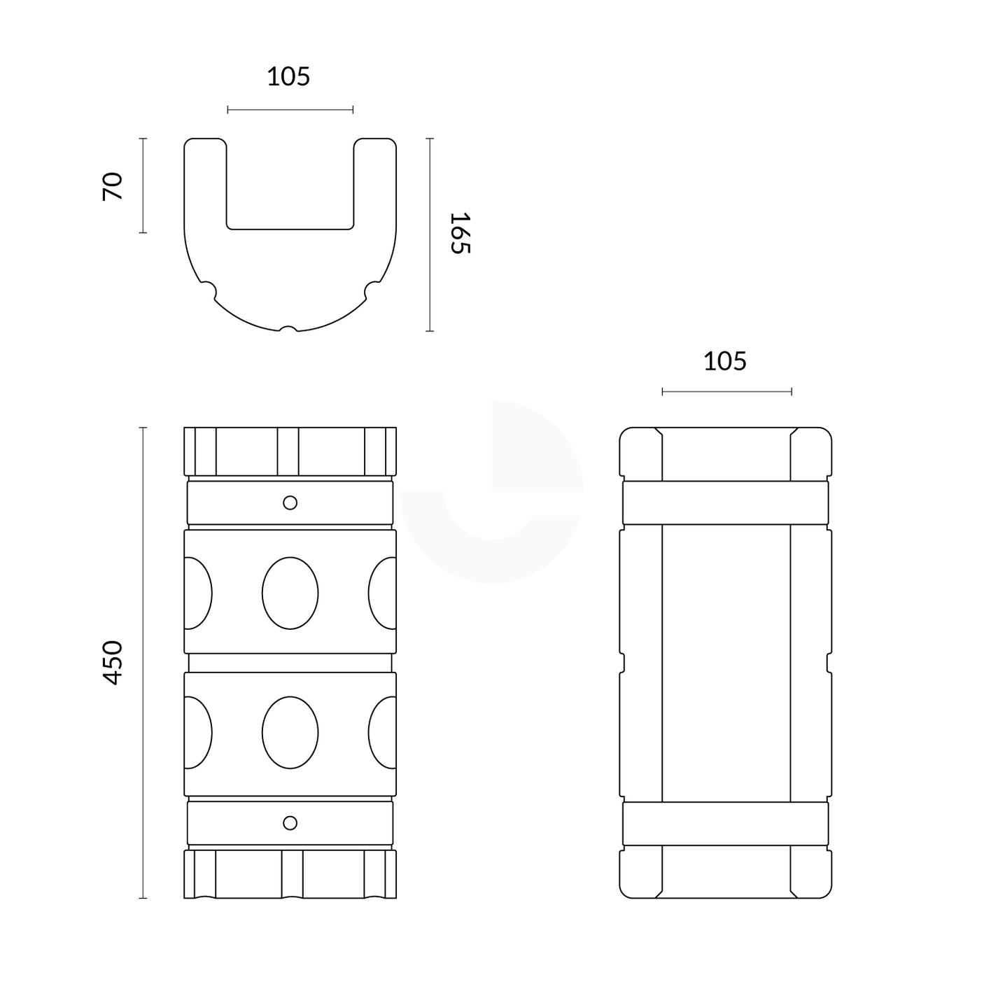 Racking Guard Protector - Fits 100mm