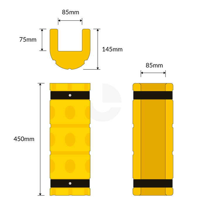 Racking Guard Protector - Fits 80mm