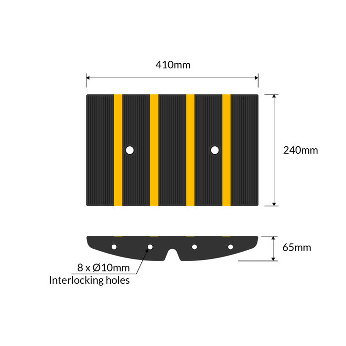 Rolled Kerb Ramp For Driveway Edge - Angle Section
