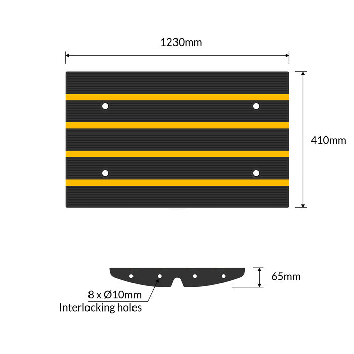 Rolled Kerb Ramp For Driveway Edge