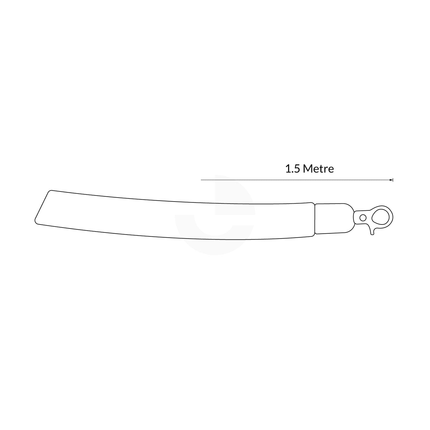 Velvet Barrier Rope - Red Or Black 1500mm Long