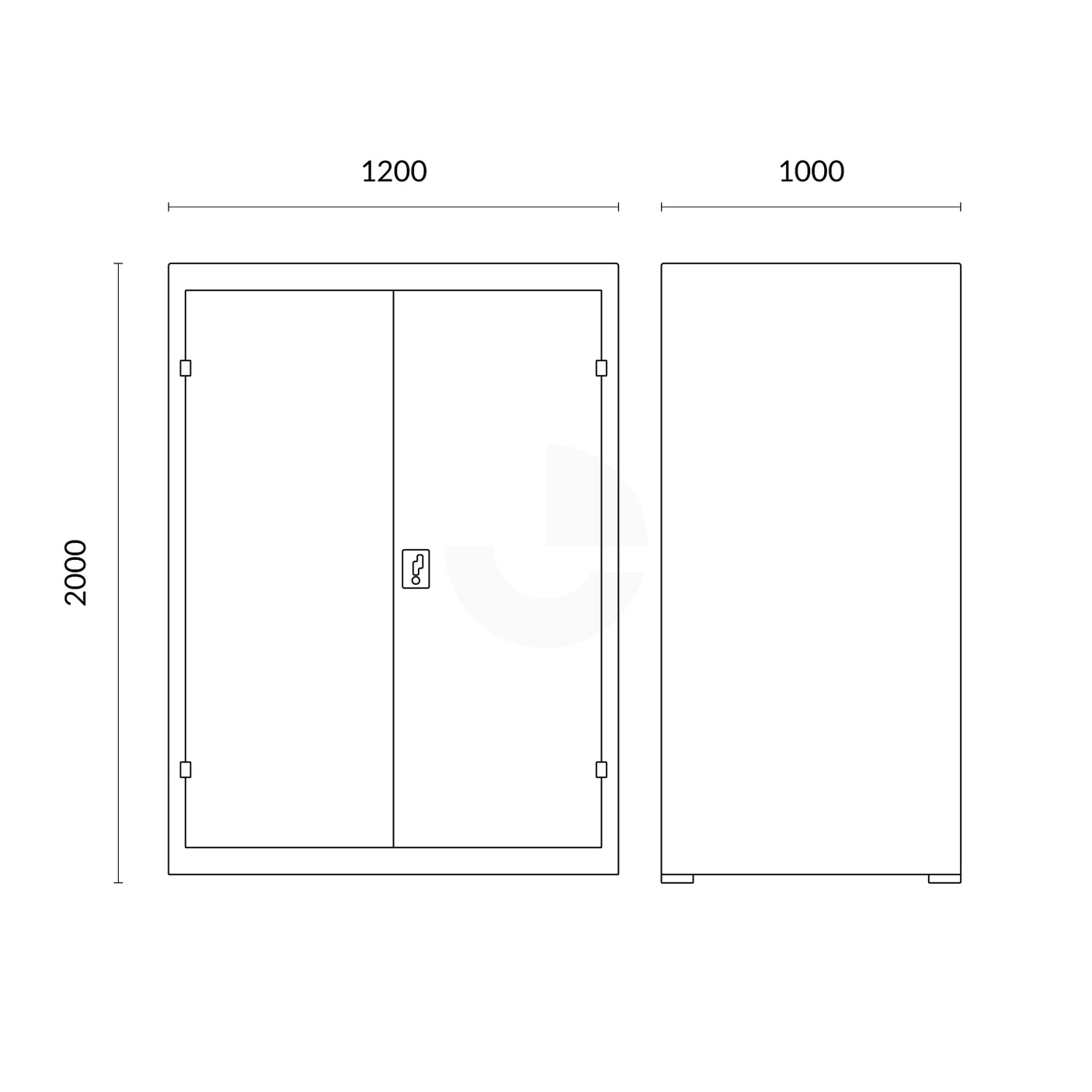 Carpark High Storage Cabinet