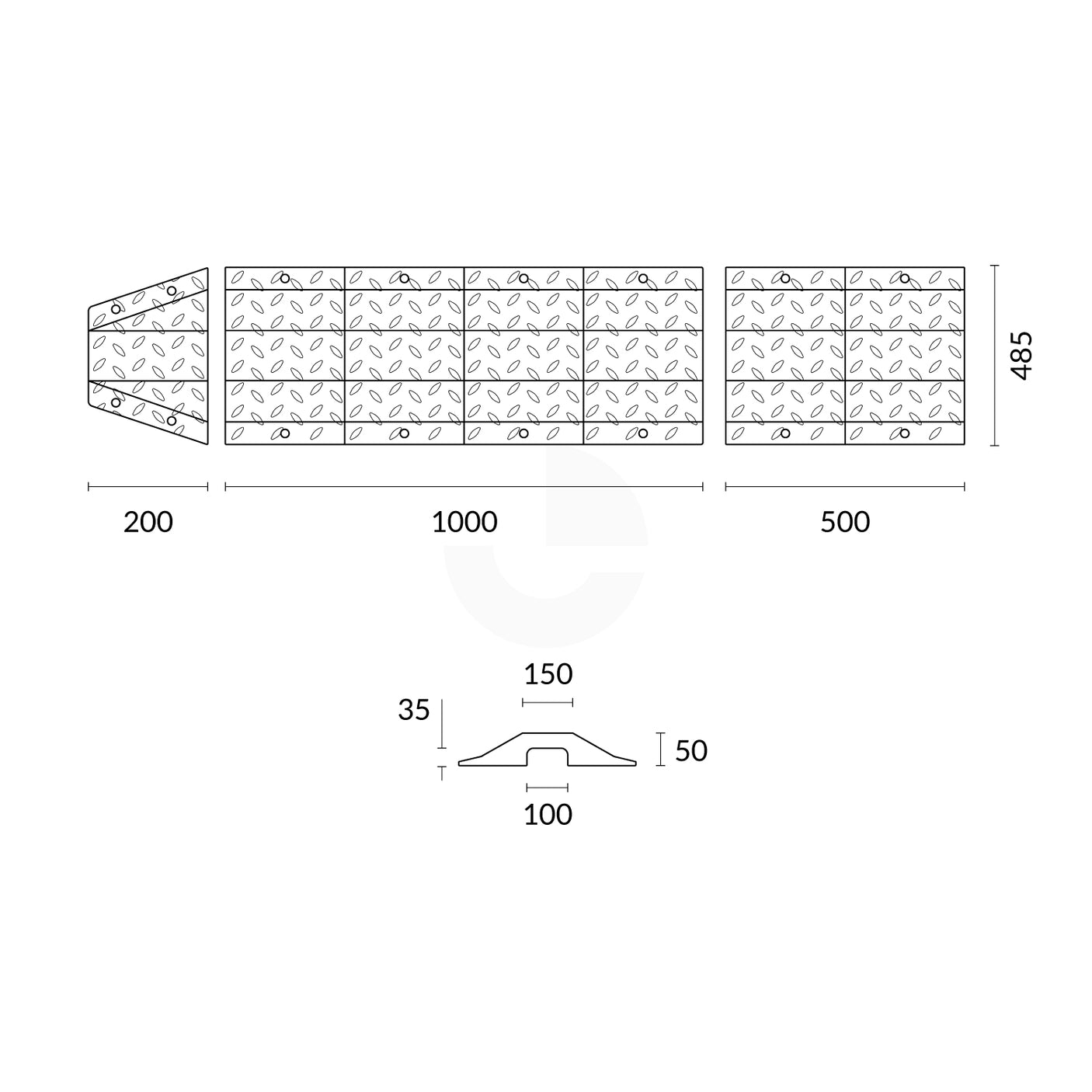 Enforcer Heavy Duty Steel Speed Hump