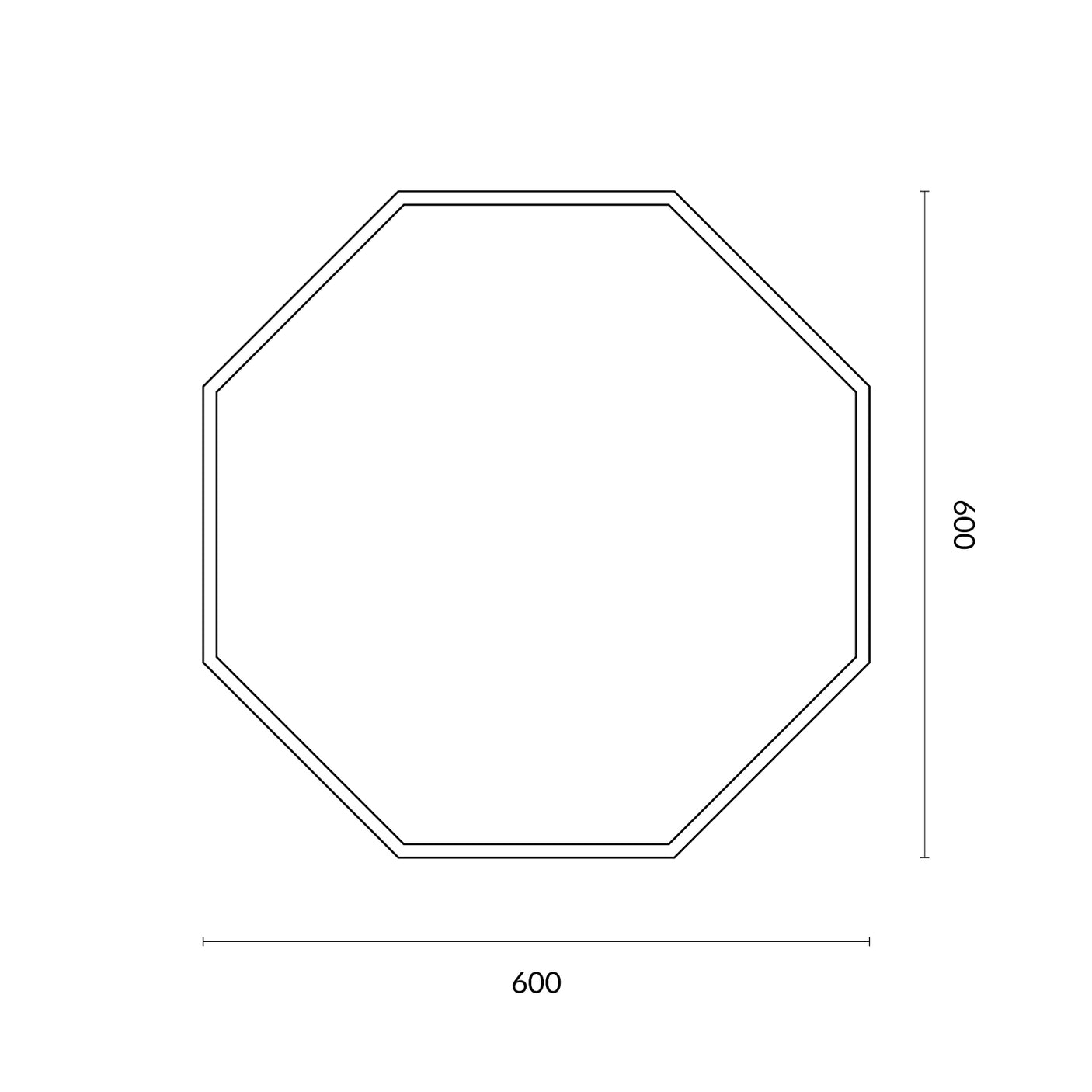 Stop Sign (600mm x 600mm)