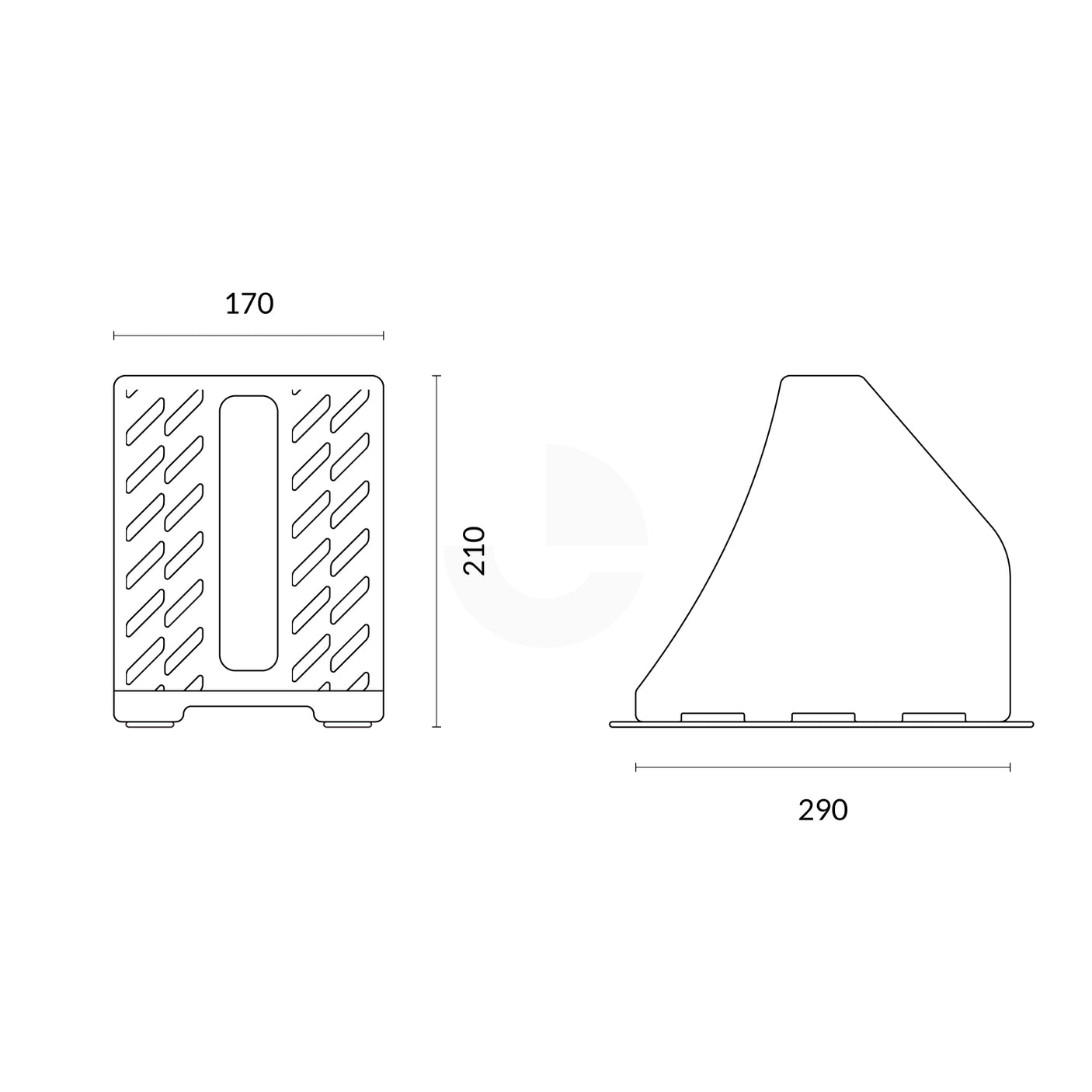 Car Wheel Chock Plastic - Yellow