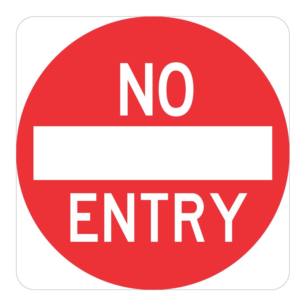 No Entry Sign