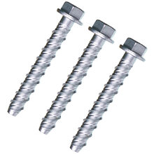 Concrete Screw Bolt (10mm x 65mm) Pack of 3