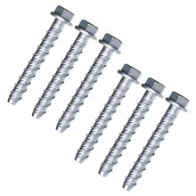 Concrete Screw Bolt (10mm x 65mm) Pack of 6