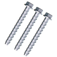 Concrete Screw Bolts (14mm x 100mm) Pack of 3