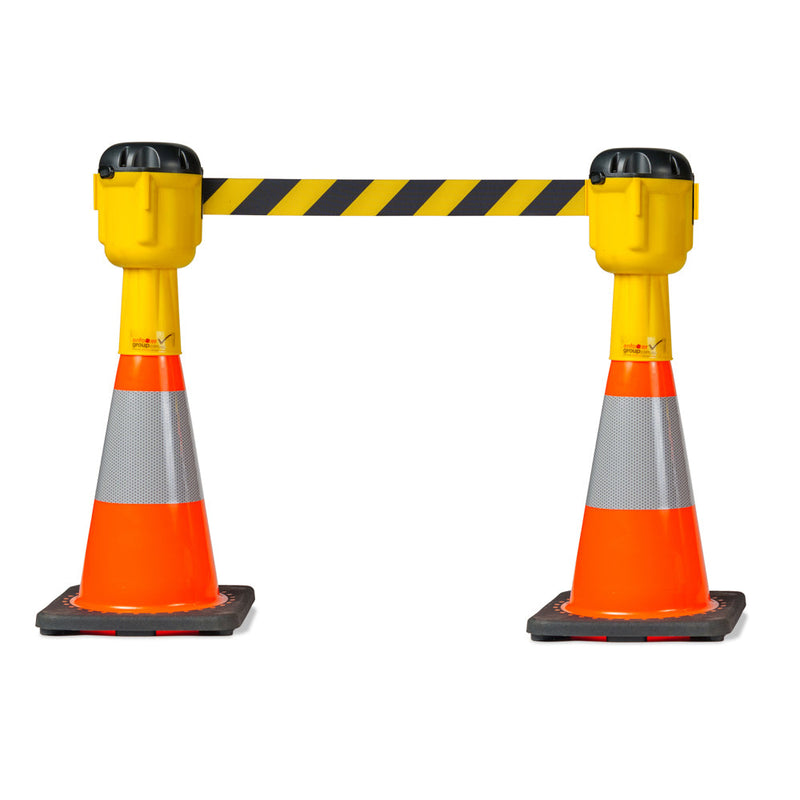 Cone Top Retractable Belt Barriers