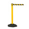 Black Retractable Belt & Rope Barriers