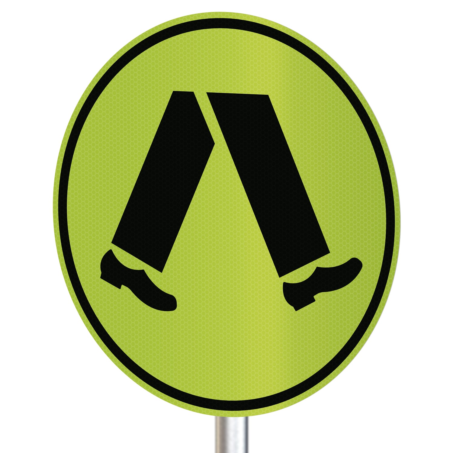 Sign Pedestrian Crossing R3-1A 600x600mm