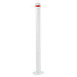 Bollard Surface Mounted 63mm White