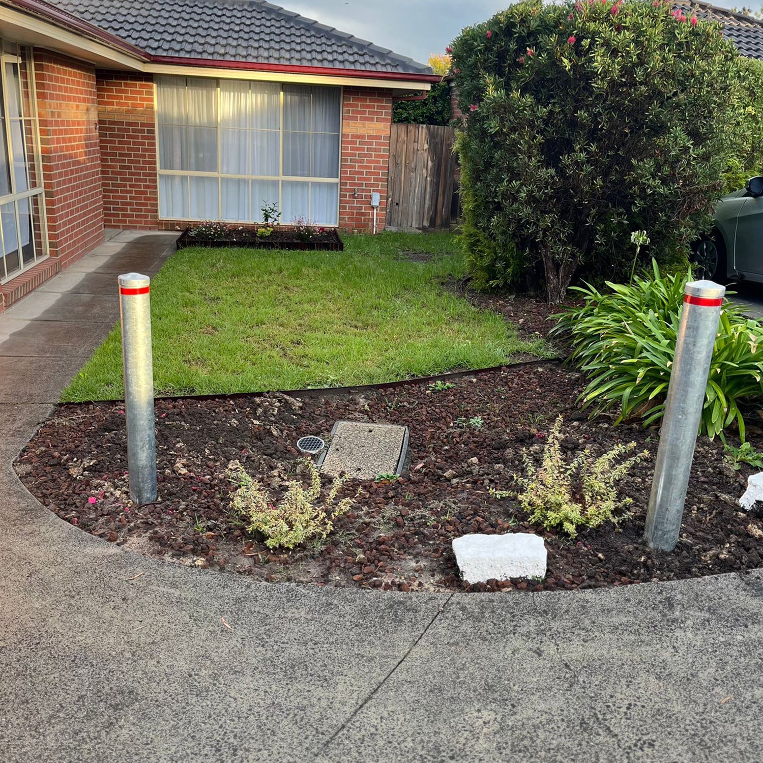 Bollard 114mm In Ground Hot Dipped - Galvanised