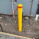 In Ground Bollard 114mm - Yellow