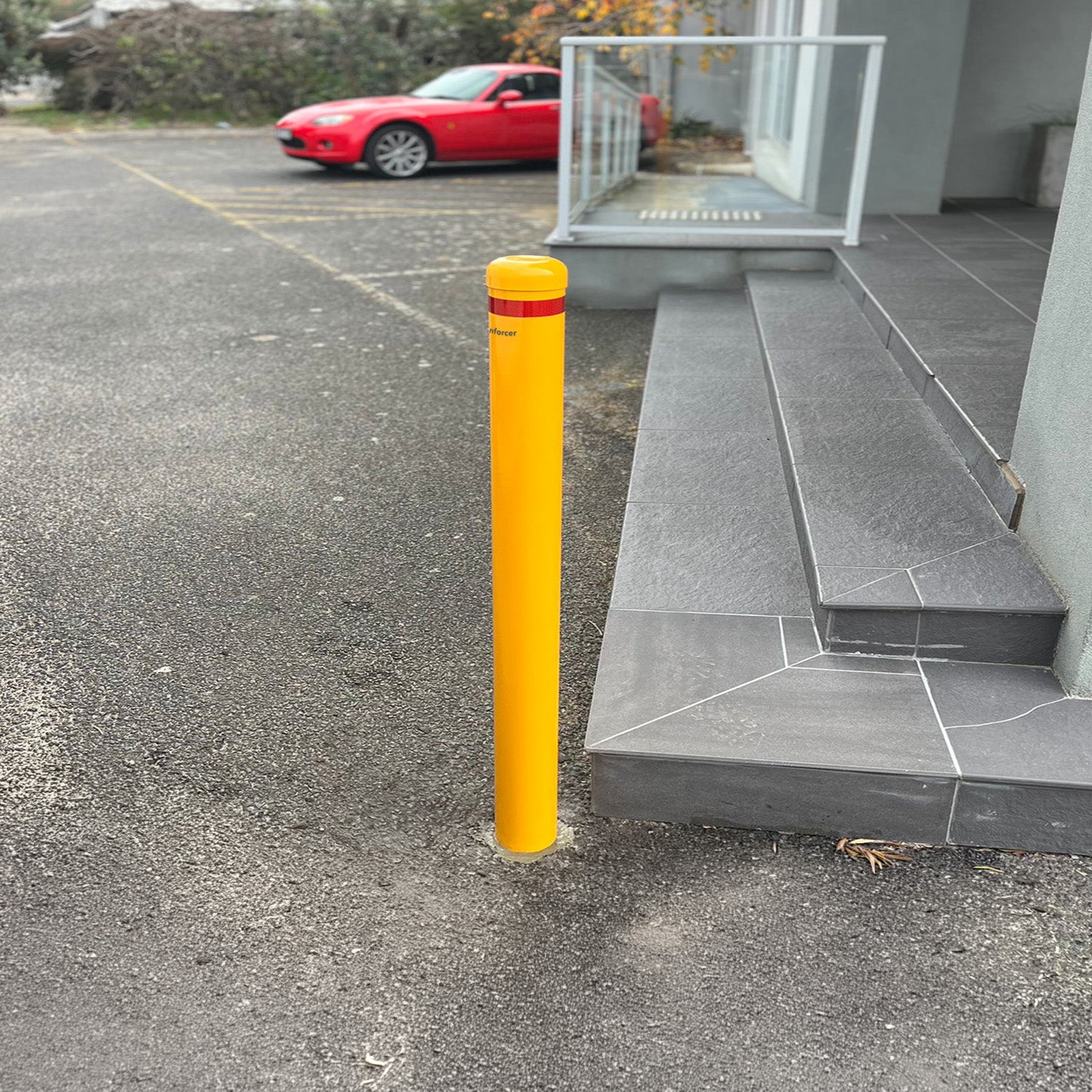 In Ground Bollard 114mm - Yellow