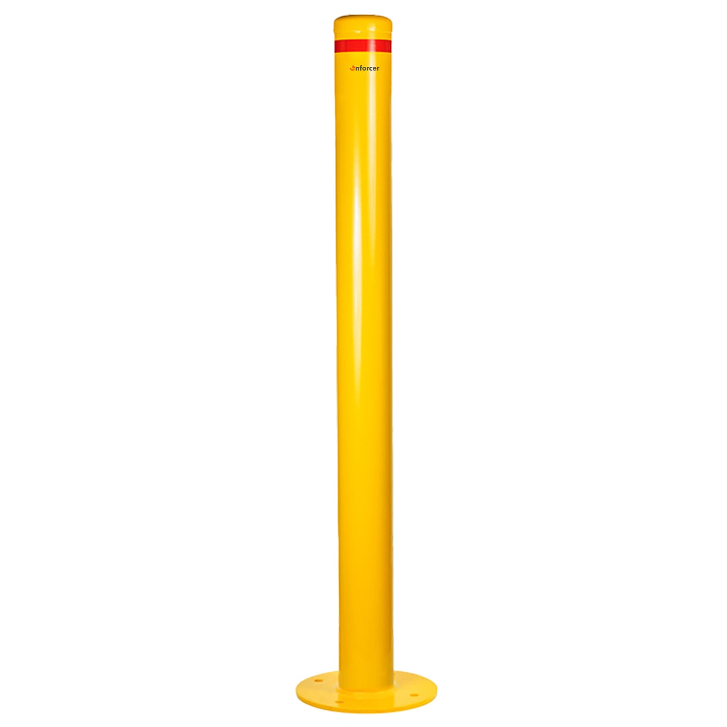 Surface Mounted Bollard 114mm Yellow