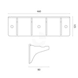 Bollard 140mm Double Hanger