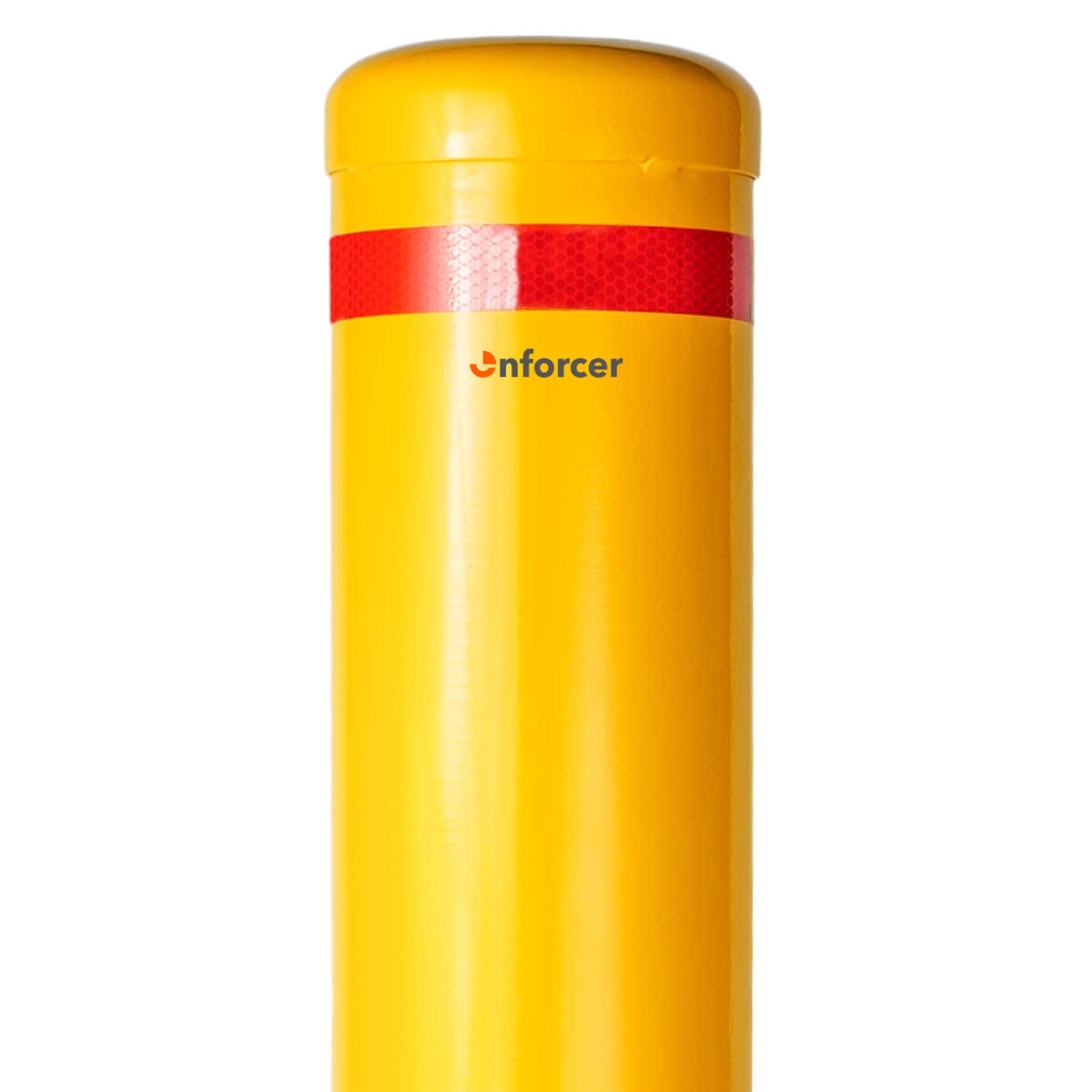 Bollard Disabled Parking 140mm Surface Mounted Yellow