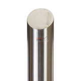 Bollard 140mm In Ground Bevelled Top - Stainless Steel 304