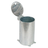 Bollard Removable KeyLock 140mm In Ground - Galvanised