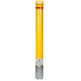 Bollard Removable Padlock 140mm In Ground - Yellow