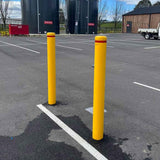 Bollard 140mm In Ground - Yellow