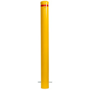 Bollard 140mm In Ground - Yellow