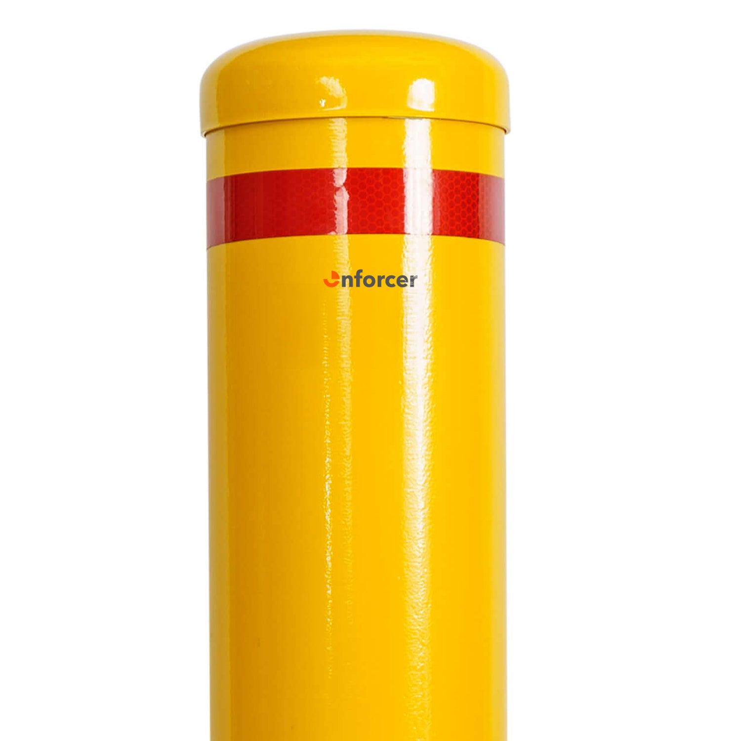 Bollard 140mm In Ground - Yellow
