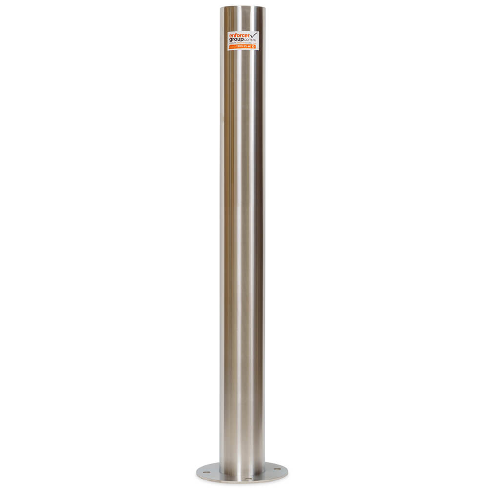 Surface Mounted Bollard 140mm x 1200mm Stainless Steel