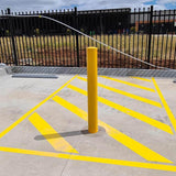 Bollard Disabled Parking 165mm In Ground Yellow