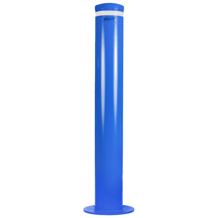 Disabled Parking Surface Mounted Bollard - 165mm Blue