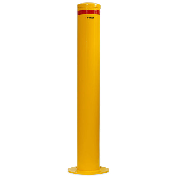 Bollard Disabled Parking 165mm Surface Mounted Yellow