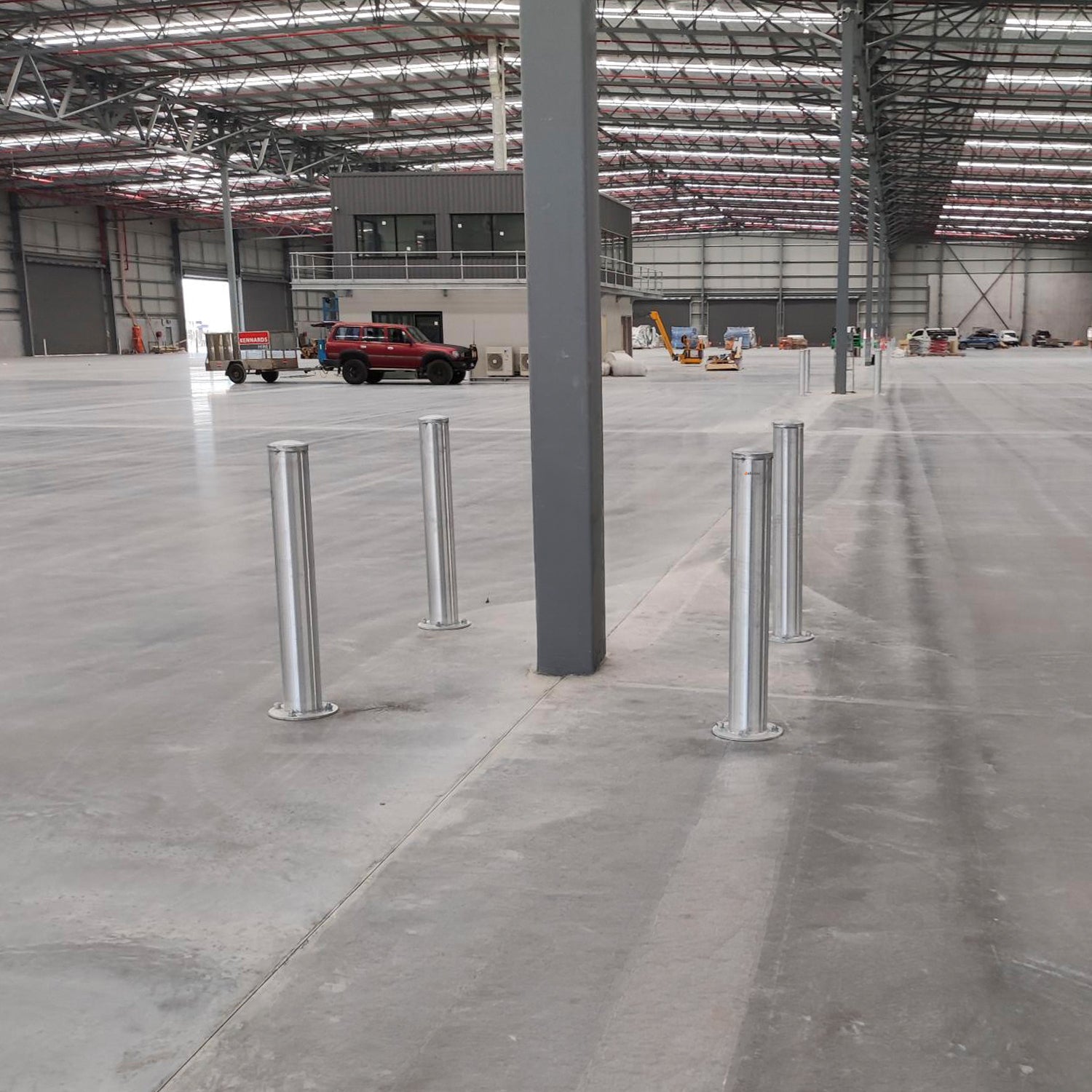 Bollard 165mm Surface Mounted Hot Dipped - Galvanised