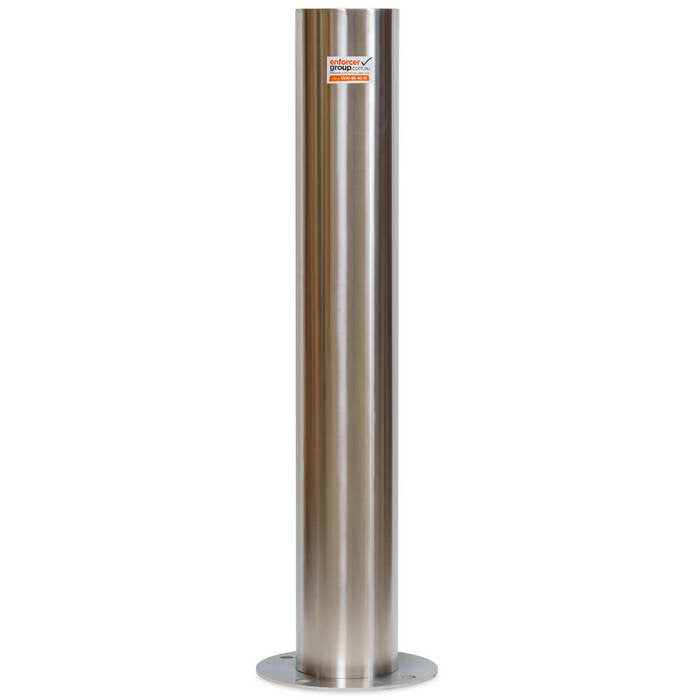 Surface Mounted 168mm Stainless Steel Bollard