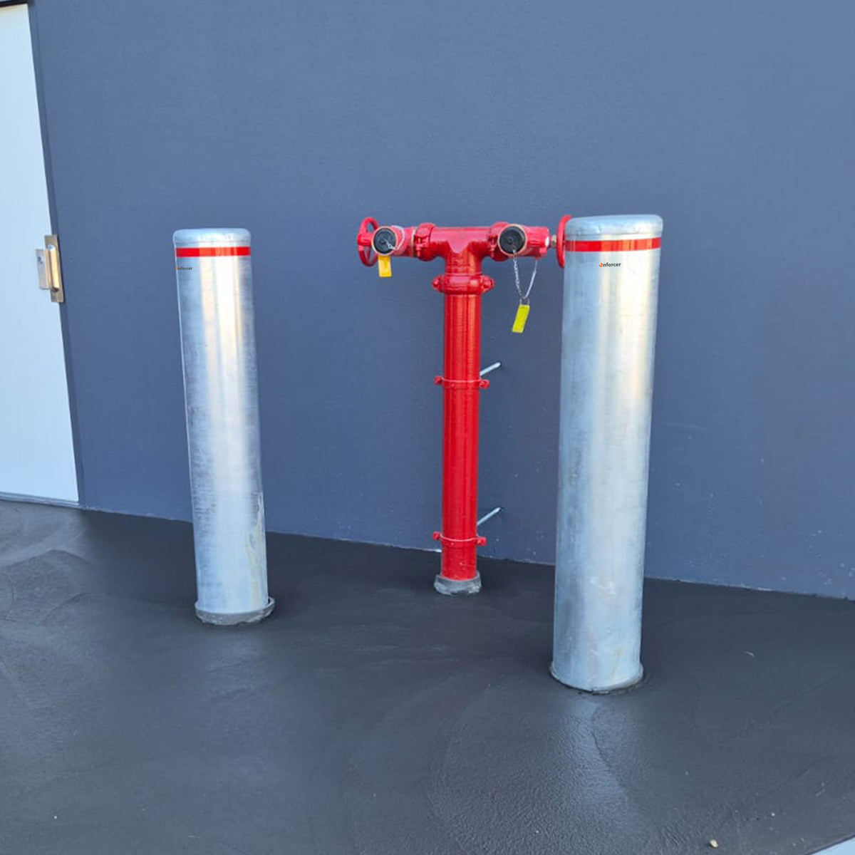 Bollard 220mm In Ground Hot Dipped Galvanised